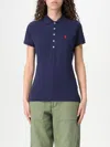 Polo Ralph Lauren Julie Slim Polo In Blue