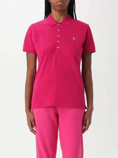 POLO RALPH LAUREN POLO SHIRT POLO RALPH LAUREN WOMAN COLOR PINK,G48068010