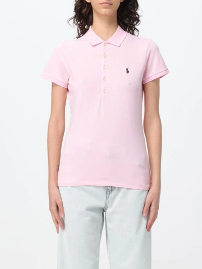 POLO RALPH LAUREN POLO SHIRT POLO RALPH LAUREN WOMAN COLOR PINK,f26460010