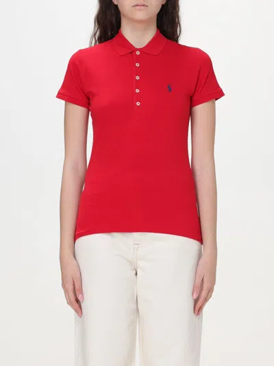 Polo Ralph Lauren Polo Shirt  Woman Color Red