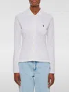 Polo Ralph Lauren Button-up Long-sleeves Polo Shirt In Weiss