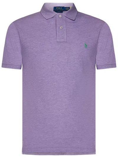 Polo Ralph Lauren Polo Shirt Polo Shirt In Purple