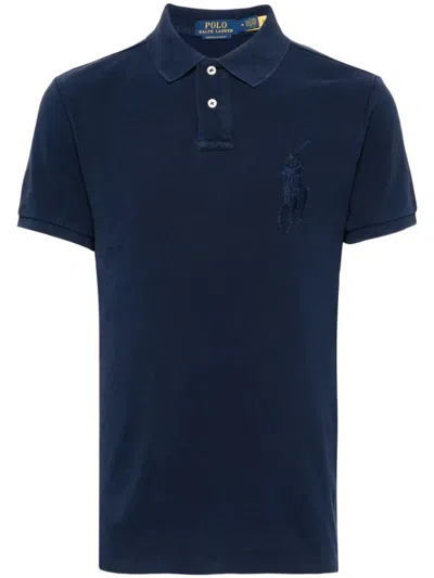 Polo Ralph Lauren Polo Shirt Short Sleeve Clothing In Blue