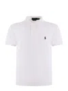Polo Ralph Lauren Stretch-cotton Performance Tailored Polo Shirt In White