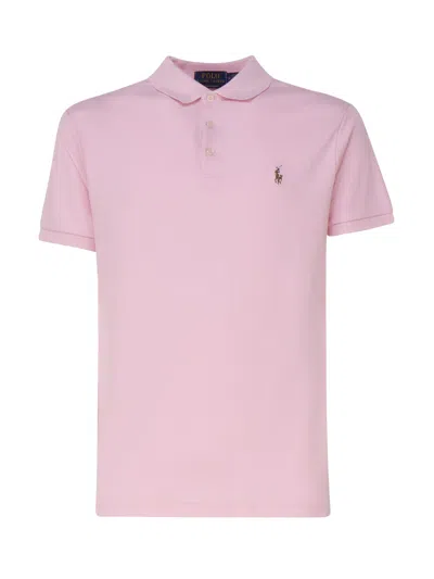 Polo Ralph Lauren Polo Shirt With Embroidery In Pink