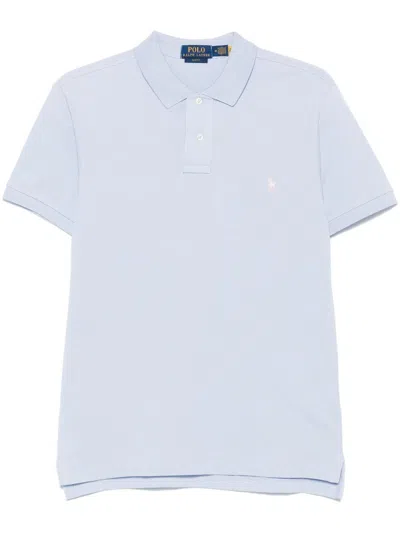 Polo Ralph Lauren Polo Shirt With Logo In Blue