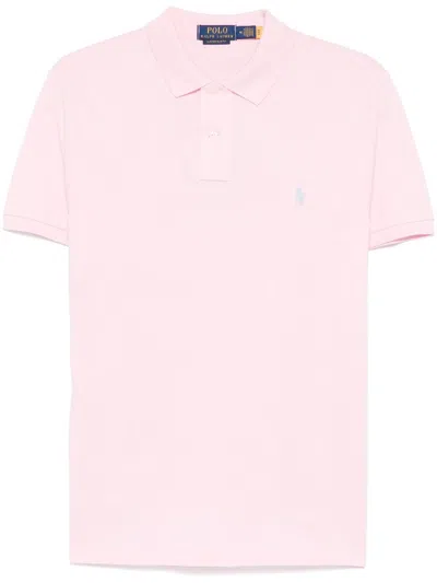 Polo Ralph Lauren Polo Shirt With Logo In Pink