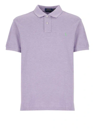Polo Ralph Lauren Polo Shirt With Pony In Purple