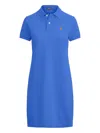 Polo Ralph Lauren Polo Short-sleeve Dress In Blue