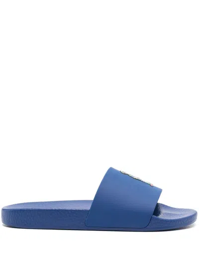 Polo Ralph Lauren Polo Slide-sandals-slide Shoes In Blue