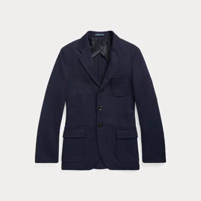 Polo Ralph Lauren Kids' Polo Soft Interlock Sport Coat In Rl Navy