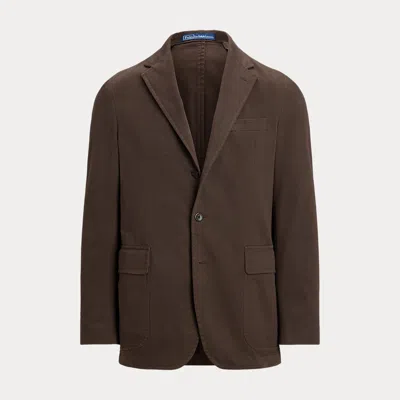 Polo Ralph Lauren Polo Soft Tailored Chino Suit Jacket In Brown