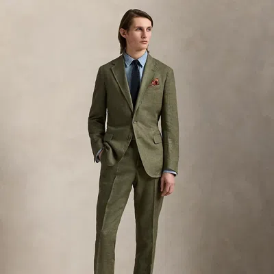 Polo Ralph Lauren Polo Soft Tailored Herringbone Suit In Olive