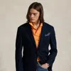 Polo Ralph Lauren Polo Soft Tailored Knit Mesh Suit Jacket In Navy