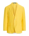 Polo Ralph Lauren Men's Linen Single-breasted Two-button Sport Coat In Yellow