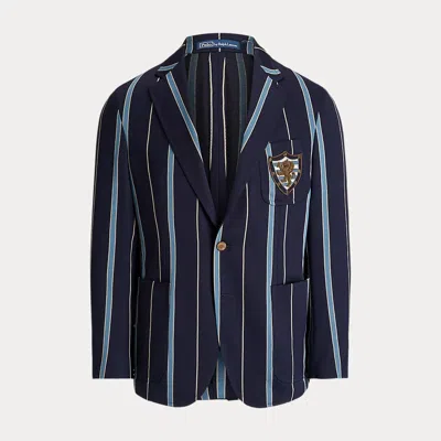 Polo Ralph Lauren Polo Soft Tailored Wool Cricket Blazer In Blue