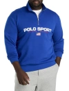 Polo Ralph Lauren Polo Sport Ralph Lauren Man Sweatshirt Grey Size Xs Cotton, Recycled Polyester In Sapphire Star/white