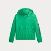 Polo Ralph Lauren Polo Sport Hooded Half-zip Jacket In Stem