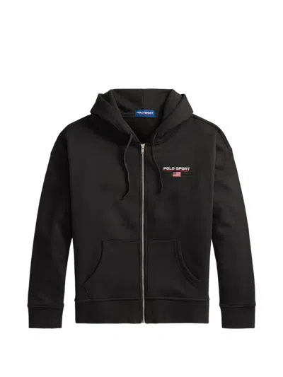 Polo Ralph Lauren Polo Sport Logo-embroidered Hoodie In Animal Print