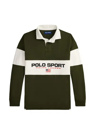 Polo Ralph Lauren Polo Sport Logo-print Sweatshirt In Green
