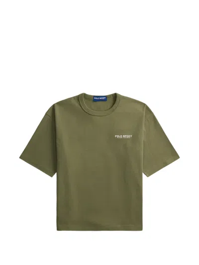 Polo Ralph Lauren Polo Sport Logo-print T-shirt In Green