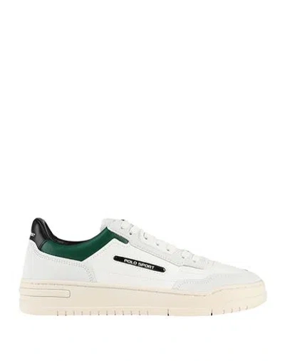 Polo Ralph Lauren Polo Sport Ralph Lauren Man Sneakers White Size 9 Cow Leather