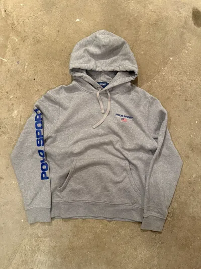 Pre-owned Polo Ralph Lauren Polo Sport Ralph Laurent Hoodie In Gray