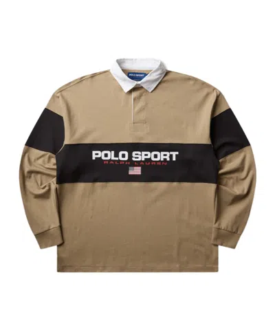 Polo Ralph Lauren Polo Sport Rugby Shirt In Brown