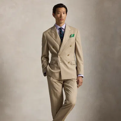 Polo Ralph Lauren Polo Tailored Fit Panama-weave Suit In Dune Tan