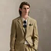 Polo Ralph Lauren Polo Tailored Linen Suit Jacket In Classic Khaki