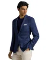 Polo Ralph Lauren Polo Tailored Windowpane Sport Coat In Navy/gray