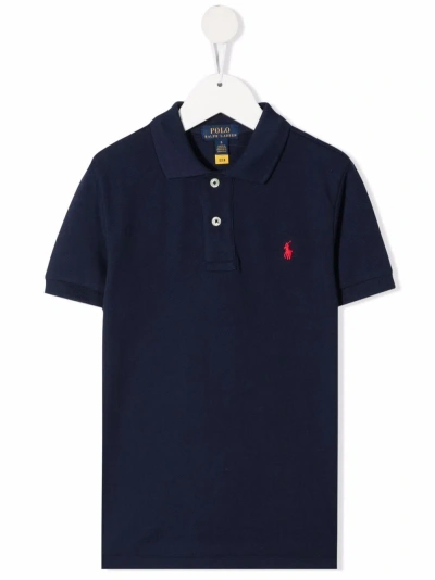 Polo Ralph Lauren Kids' Polo Tops Knit In Blue