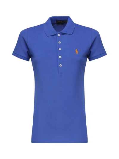 Polo Ralph Lauren Polo With Julie Embroidery In Blue