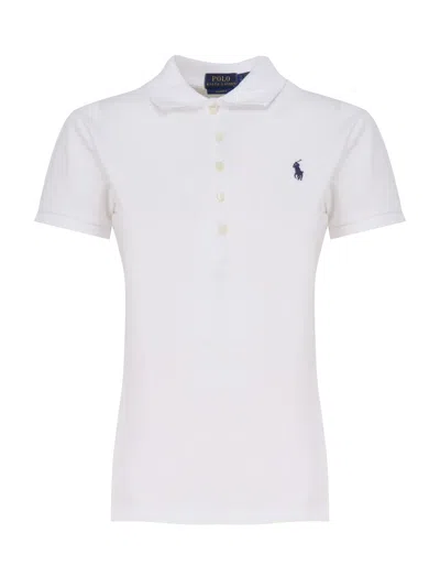 Polo Ralph Lauren Polo With Julie Embroidery In White