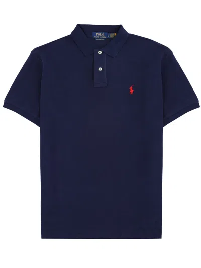 Polo Ralph Lauren Polo With Logo In Blue