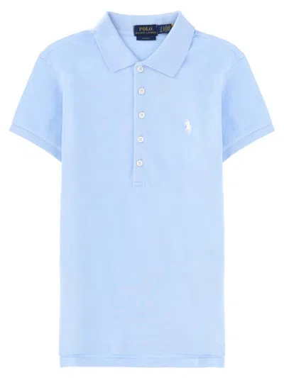 Polo Ralph Lauren Polo With Logo In Blue