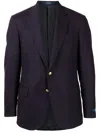 Polo Ralph Lauren Single-breasted Wool Blazer In Black