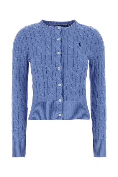 Polo Ralph Lauren Cttncblcardi-long Sleeve-cardigan In Blue