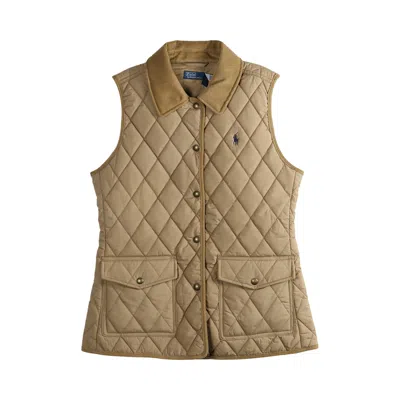 Pre-owned Polo Ralph Lauren Poly Woven Coat 'desert Khaki' | Tan | Women's Size S