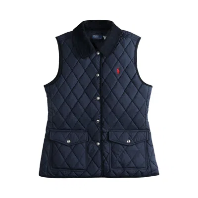 Pre-owned Polo Ralph Lauren Poly Woven Coat 'navy' | Blue | Women's Size Xs