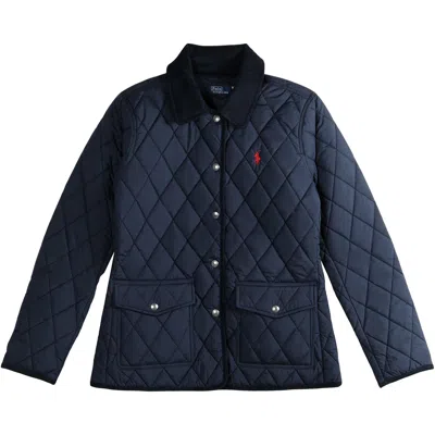 Pre-owned Polo Ralph Lauren Poly Woven Coat 'navy' | Blue | Women's Size Xs