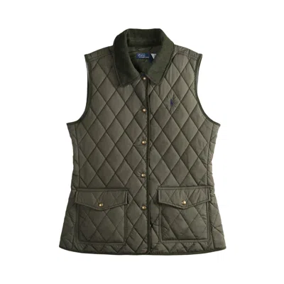 Pre-owned Polo Ralph Lauren Poly Woven Coat 'ranger Green' | Women's Size Xs