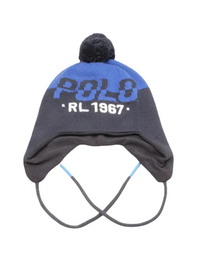 Polo Ralph Lauren Pom-pom Earflap Beanie Hat In Pattern