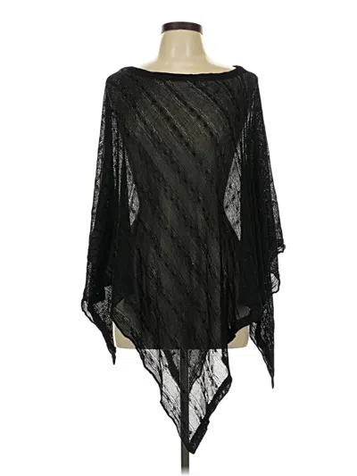 Pre-owned Polo Ralph Lauren Poncho In Black