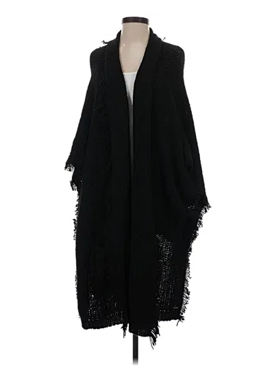 Pre-owned Polo Ralph Lauren Poncho In Black