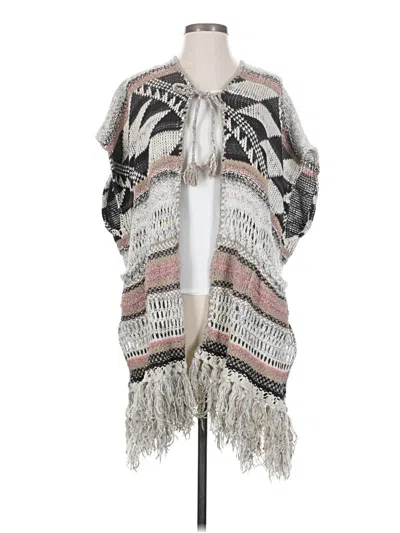 Pre-owned Polo Ralph Lauren Poncho In Gray