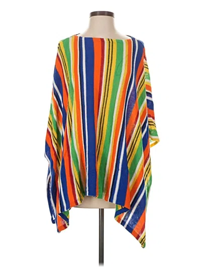 Pre-owned Polo Ralph Lauren Poncho In Orange