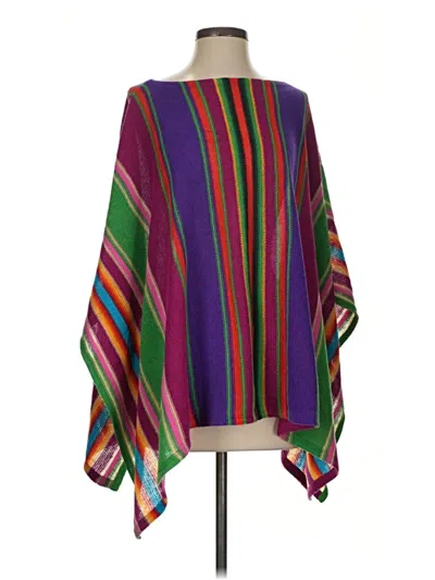 Pre-owned Polo Ralph Lauren Poncho In Purple