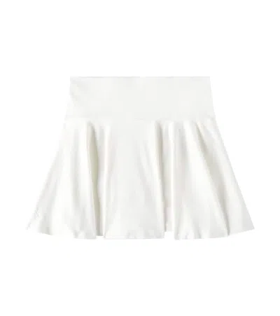 Polo Ralph Lauren Kids' Ponte Roma Ruffled Skirt In White