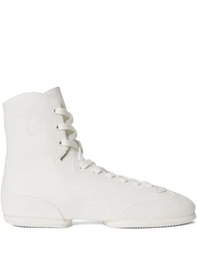 Polo Ralph Lauren Pony Ballerina Lace-up High-top Sneakers